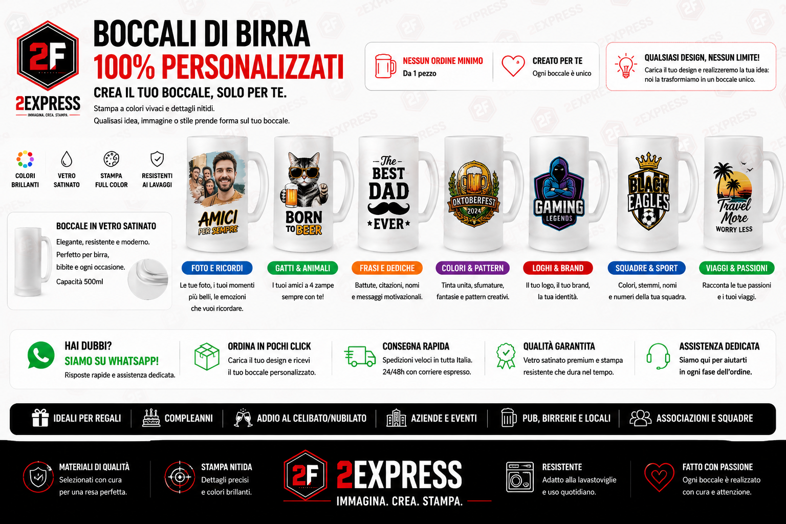 Boccale personalizzato milano 2express