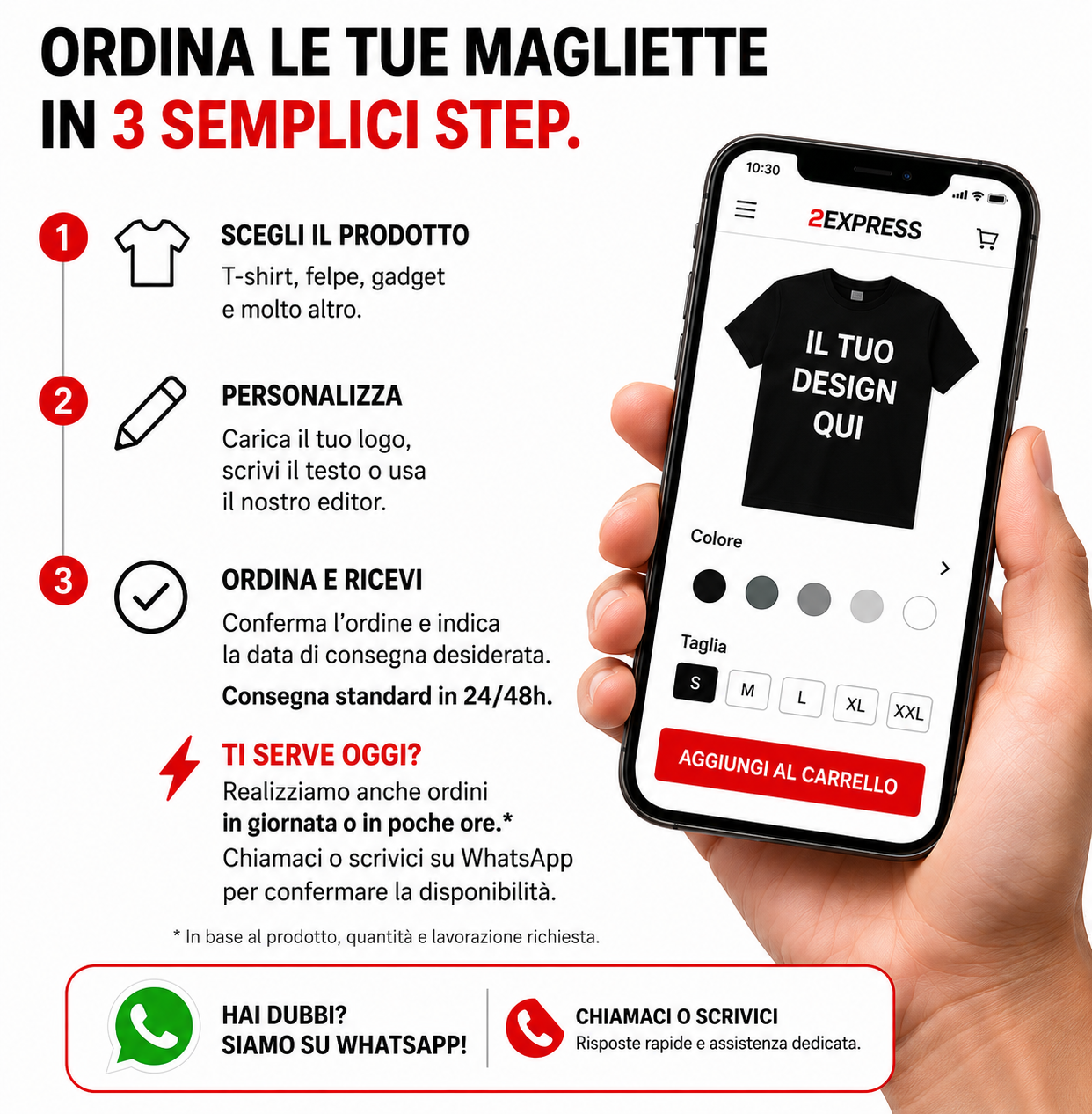 Abbigliamento personalizzato milano 2express