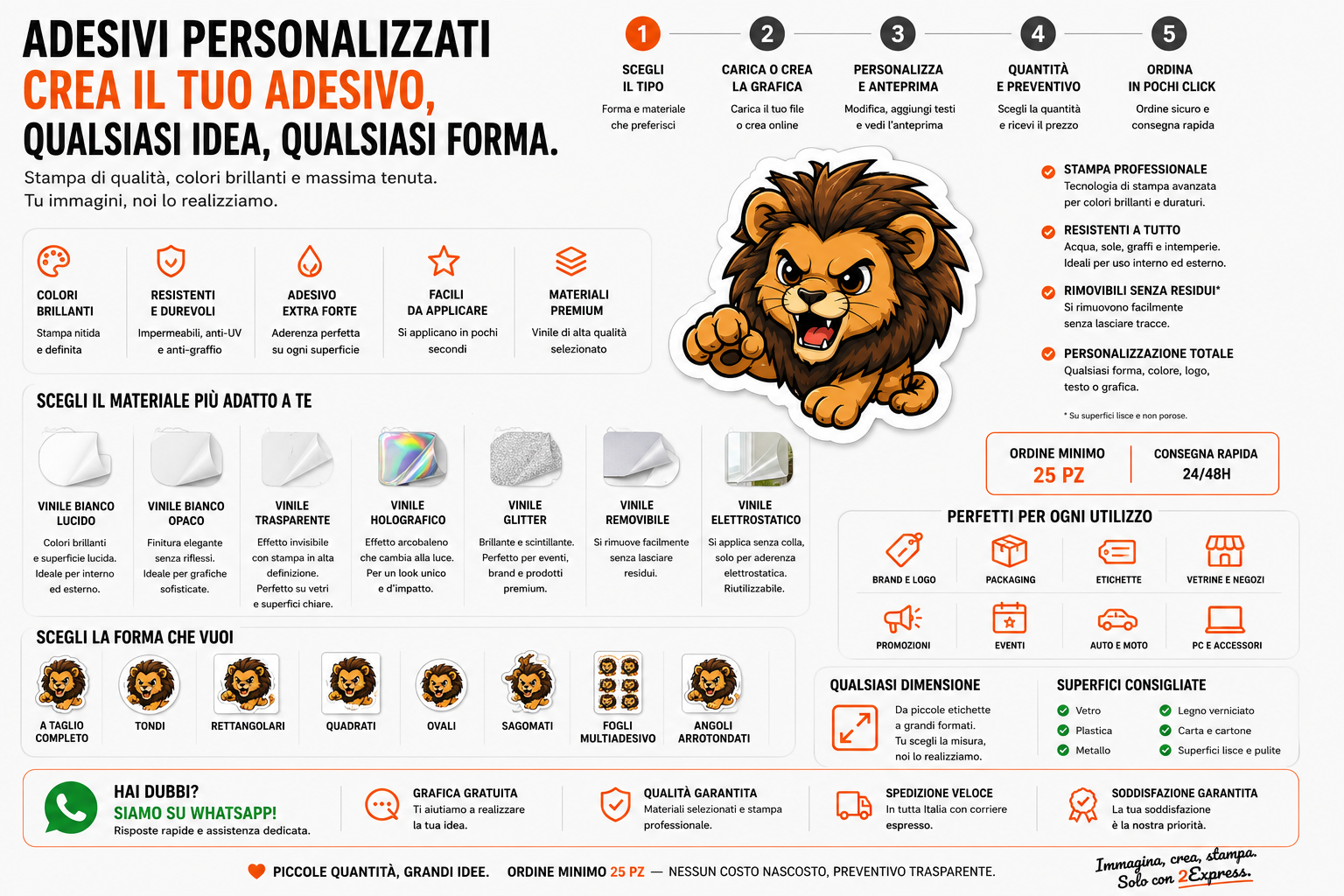 Adesivi personalizzati milano