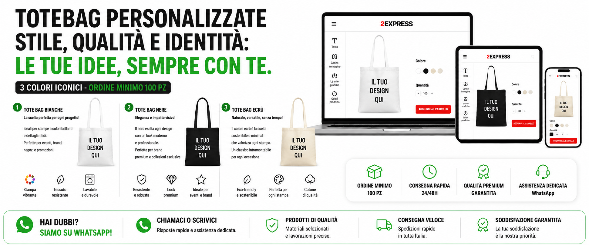 shopper personalizzate milano 2express