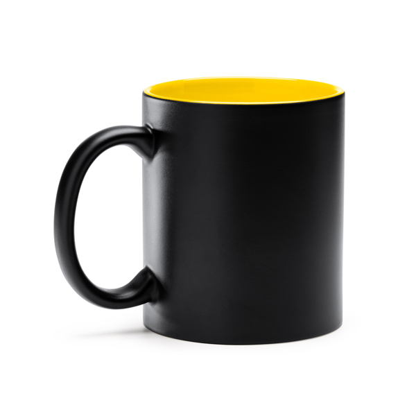 Tazza Duo Inciso – Base Nera con Fondo Colorato Tazza Duo Inciso – Base Nera con Fondo Colorato