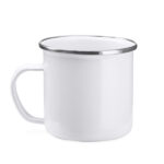 Tazza Retrò in Metallo Smaltato Personalizzata – 370 ml