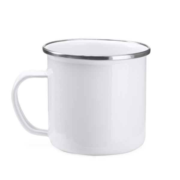 Tazza Retrò in Metallo Smaltato Personalizzata – 370 ml Tazza Retrò in Metallo Smaltato Personalizzata – 370 ml