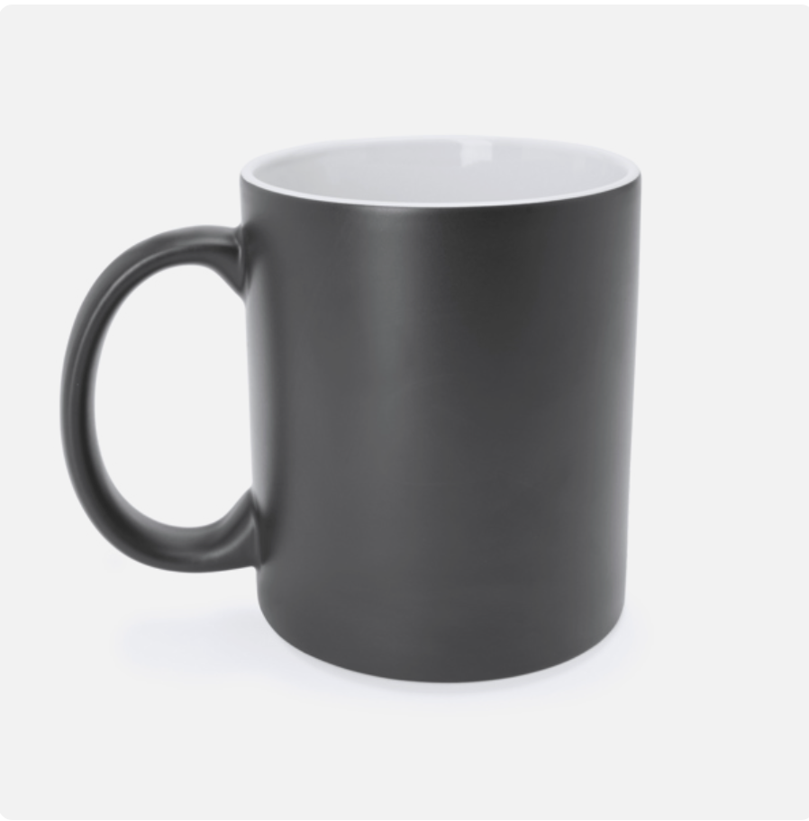 Tazza Termocromica Magica Nera