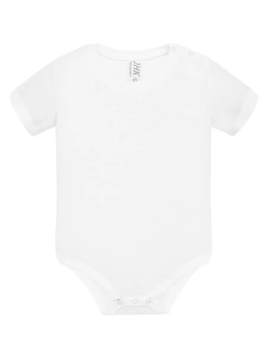 Body neonato in 100% cotone 170 g Bianco Body neonato in 100% cotone 170 g Bianco