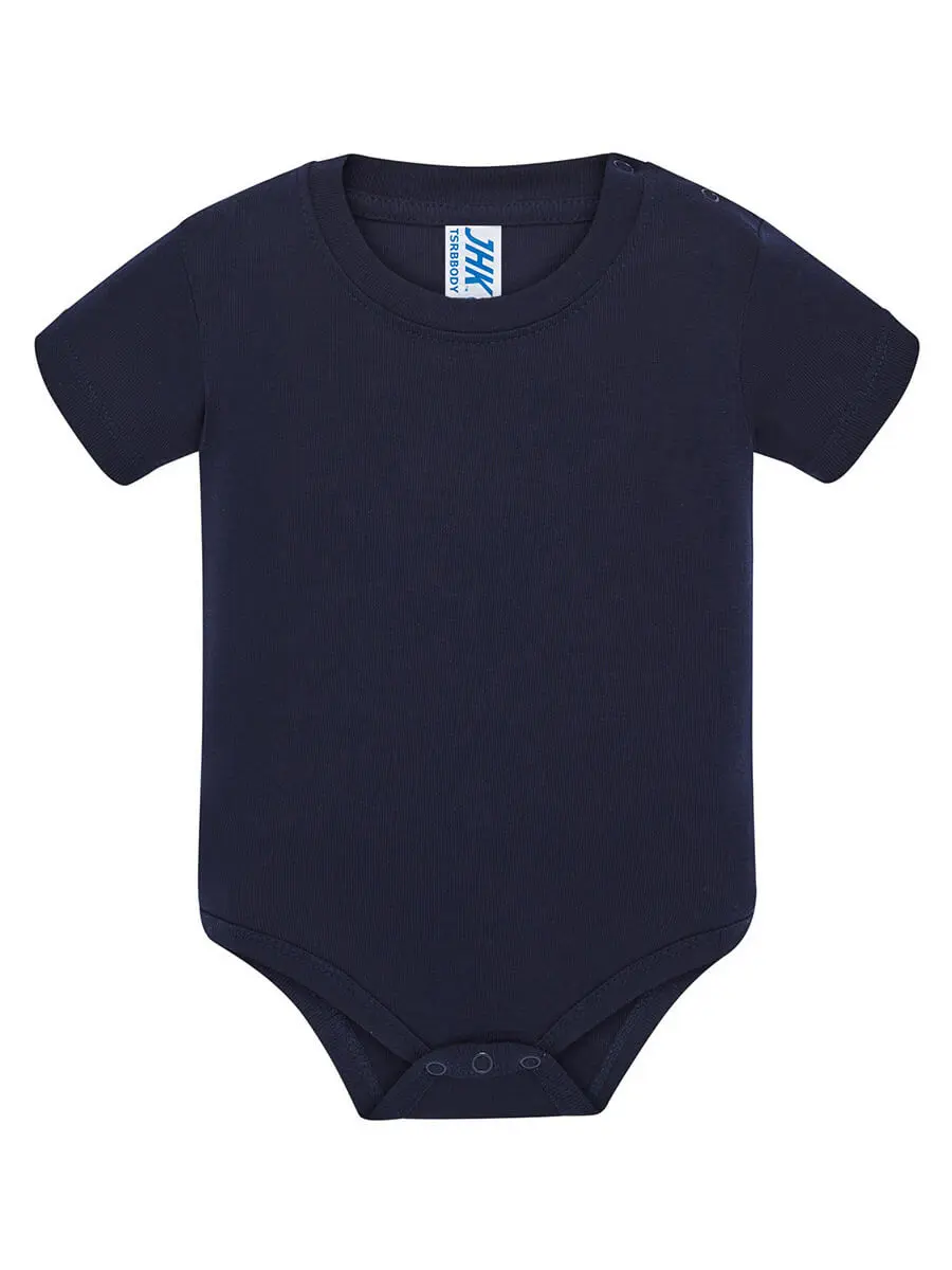 Body neonato in 100% cotone 170 g Blu navy Body neonato in 100% cotone 170 g Blu navy