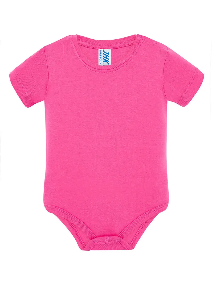 Body neonato in 100% cotone 170 g Fucsia Body neonato in 100% cotone 170 g Fucsia