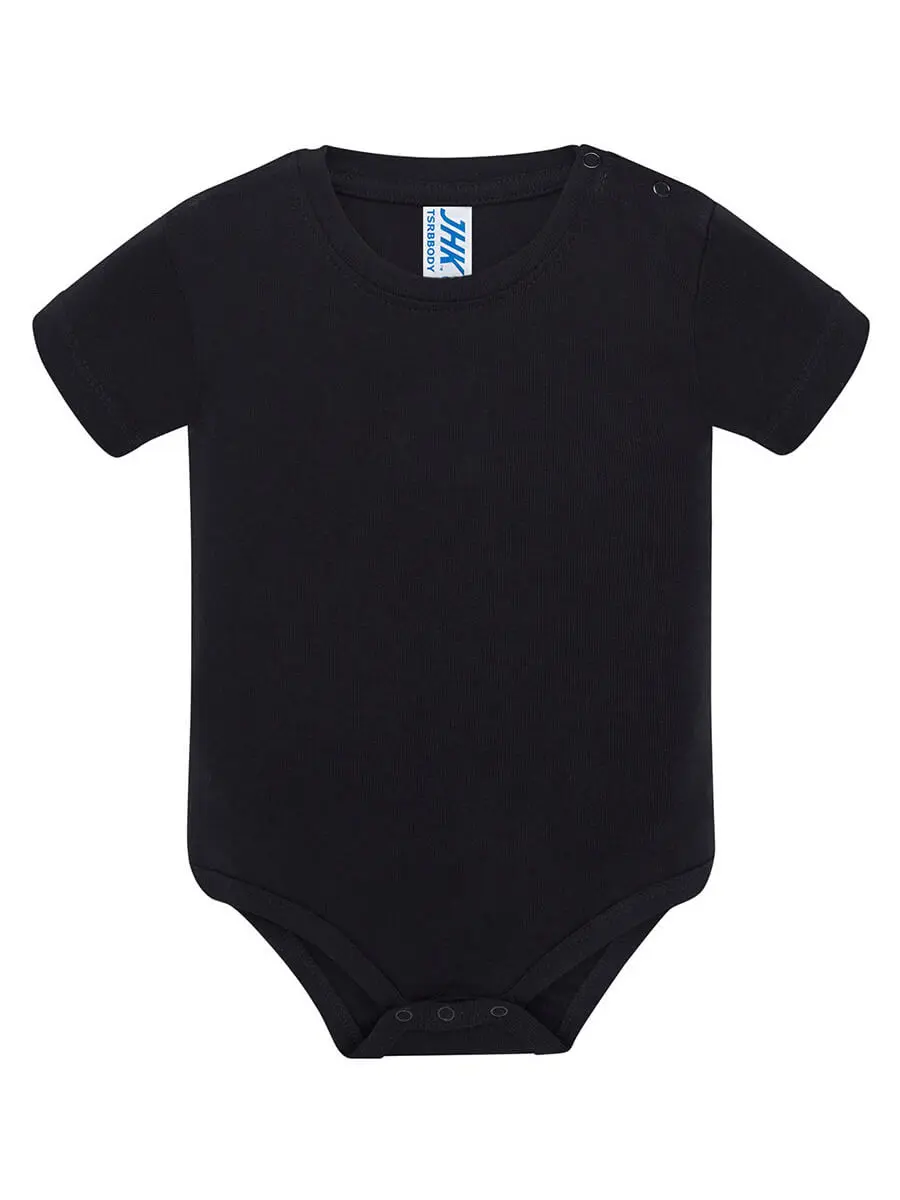 Body neonato in 100% cotone 170 g Nero Body neonato in 100% cotone 170 g Nero