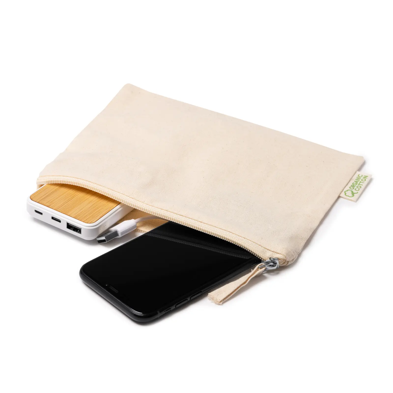 Borsa unisex in cotone organico 180 g 3 Borsa unisex in cotone organico 180 g 3