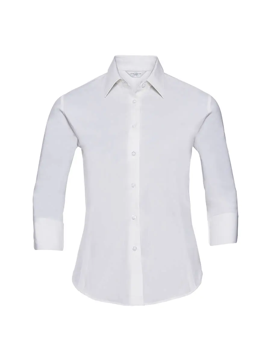 Camicia donna manica 3/4 140 g Bianco Camicia donna manica 3/4 140 g Bianco