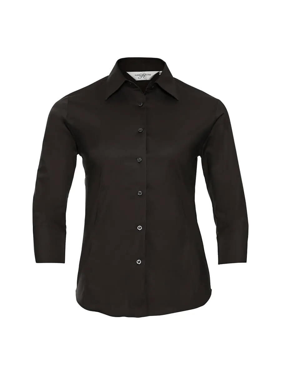 Camicia donna manica 3/4 140 g Cioccolato Camicia donna manica 3/4 140 g Cioccolato