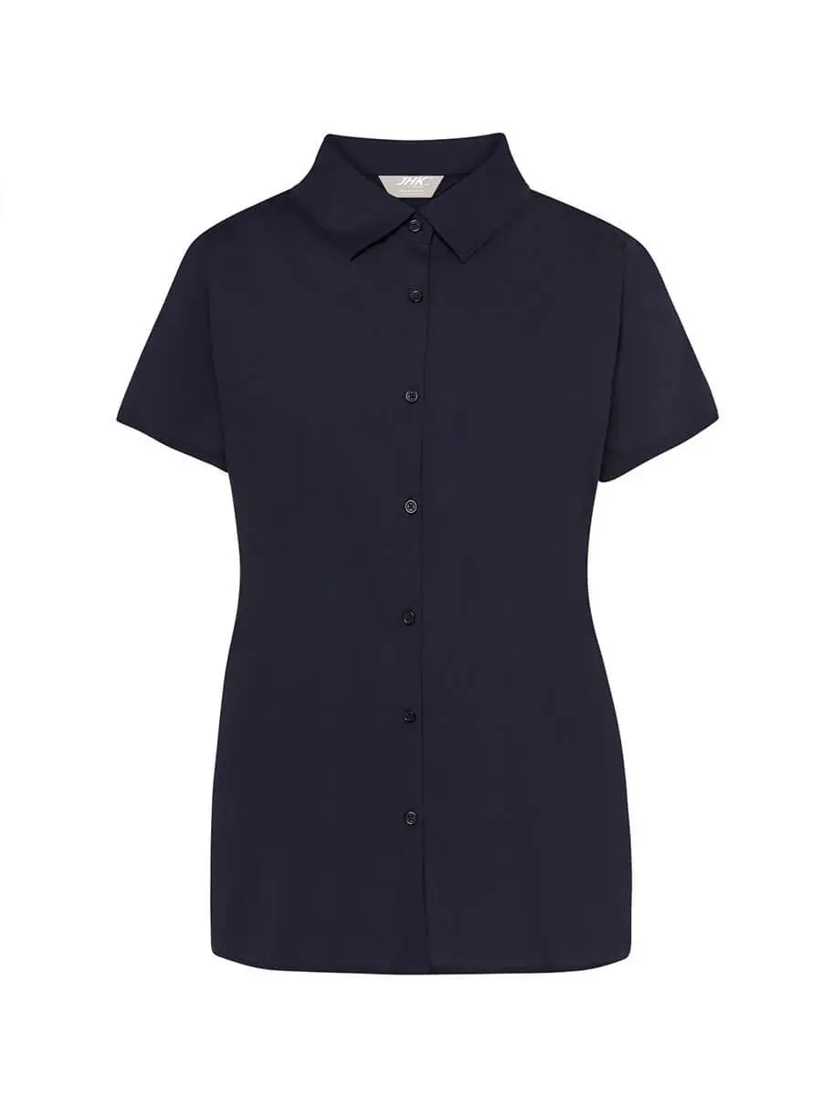 Camicia donna manica corta 115 g Blu navy Camicia donna manica corta 115 g Blu navy