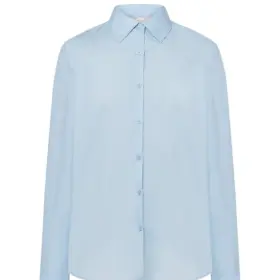 Camicia donna manica lunga 115 g Azzurro cielo