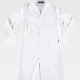 Camicia donna manica lunga in 100% cotone 200 g Bianco
