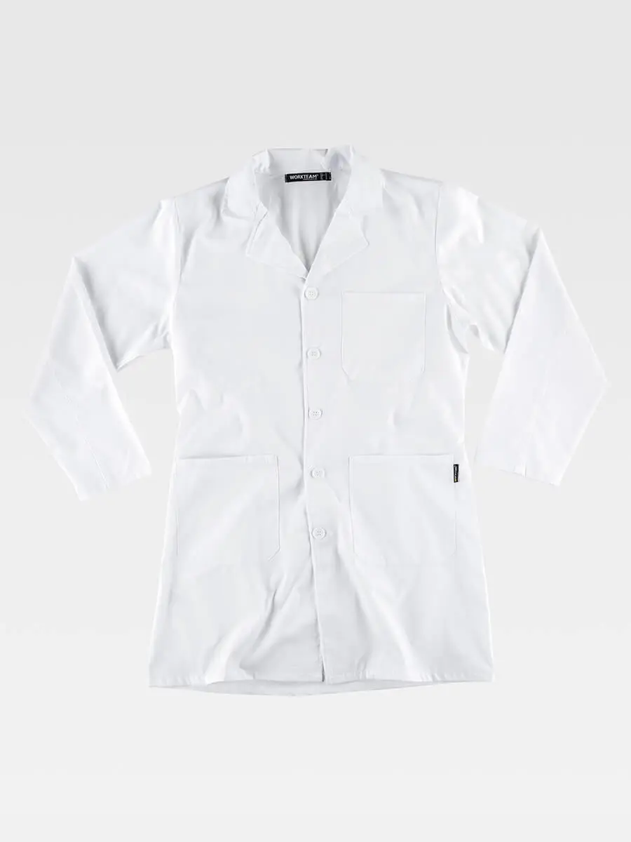 Camicia unisex manica lunga 150 g Bianco Camicia unisex manica lunga 150 g Bianco