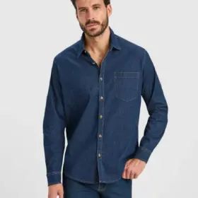 Camicia unisex manica lunga 210 g