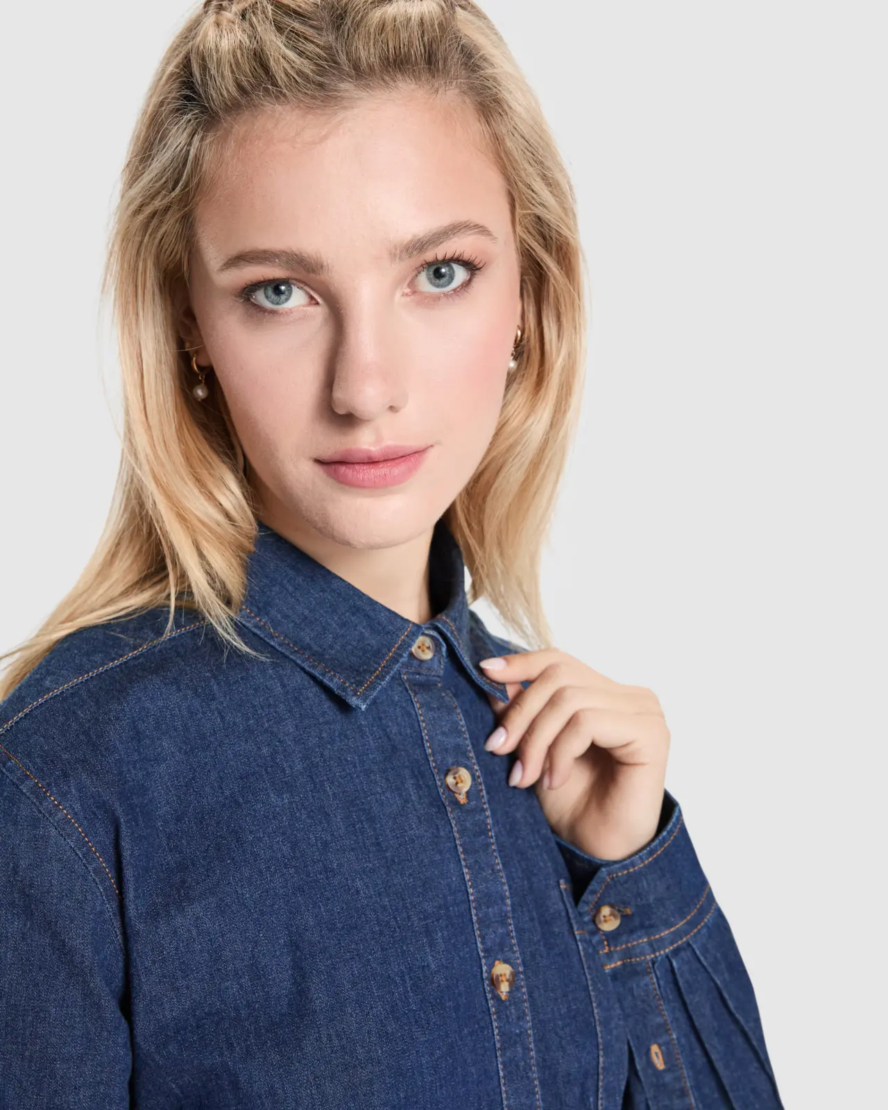 Camicia unisex manica lunga slim fit 210 g 3 Camicia unisex manica lunga slim fit 210 g 3