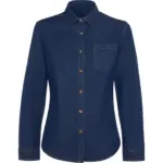 Camicia unisex manica lunga slim fit 210 g