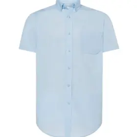 Camicia uomo manica corta 115 g Azzurro cielo