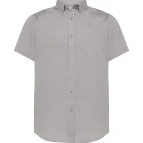 Camicia uomo manica corta 135 g Argento