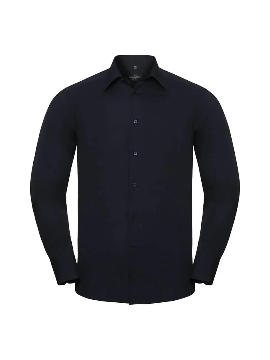 Camicia uomo manica lunga 105 g Blu navy Camicia uomo manica lunga 105 g Blu navy