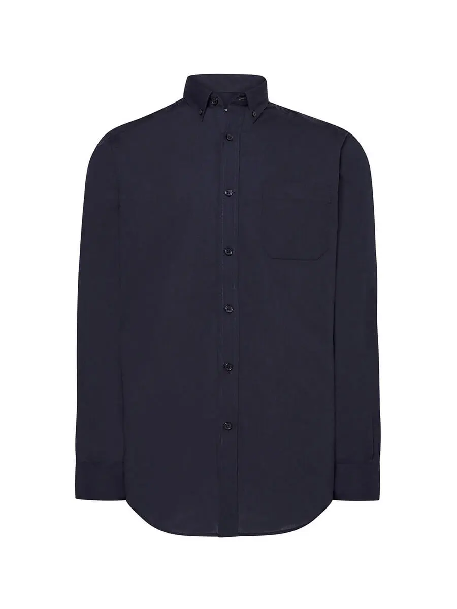 Camicia uomo manica lunga 115 g Blu navy Camicia uomo manica lunga 115 g Blu navy