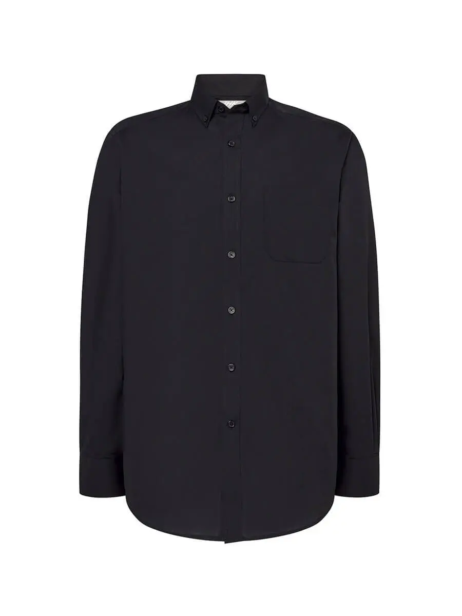 Camicia uomo manica lunga 115 g Nero Camicia uomo manica lunga 115 g Nero