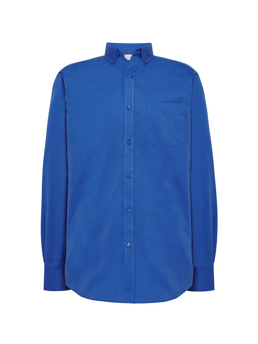 Camicia uomo manica lunga 135 g Blu royal Camicia uomo manica lunga 135 g Blu royal