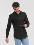 Camicia uomo manica lunga comoda 130 g