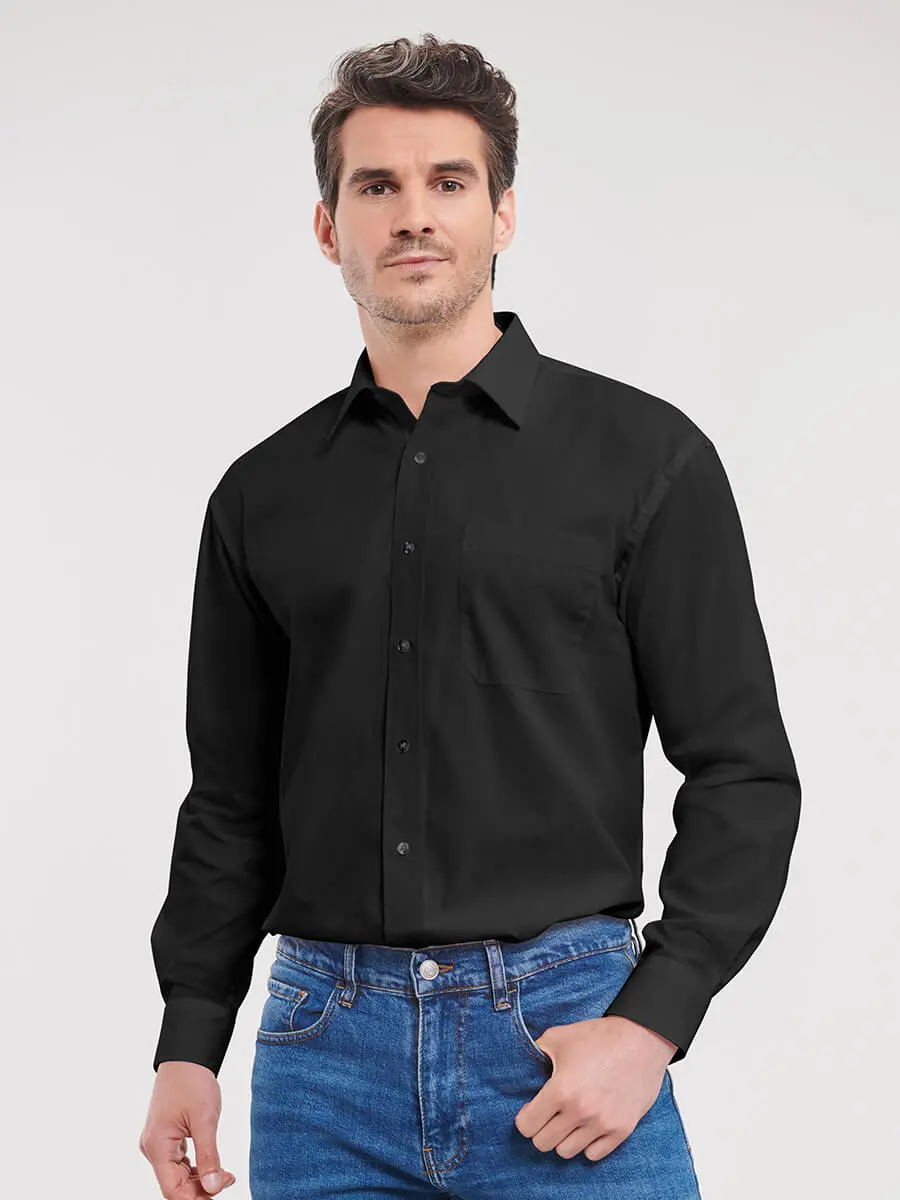 Camicia uomo manica lunga in 100% cotone 125 g Camicia uomo manica lunga in 100% cotone 125 g