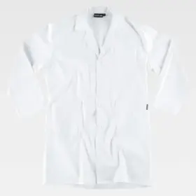 Camicia uomo manica lunga in 100% cotone 200 g Bianco