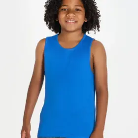 Canotta bambino girocollo in 100% cotone 155 g
