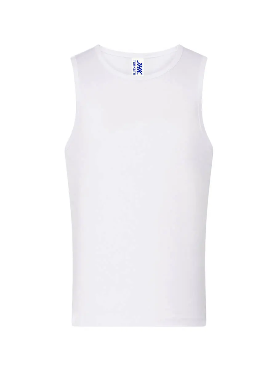 Canotta bambino girocollo in 100% cotone 155 g Bianco Canotta bambino girocollo in 100% cotone 155 g Bianco
