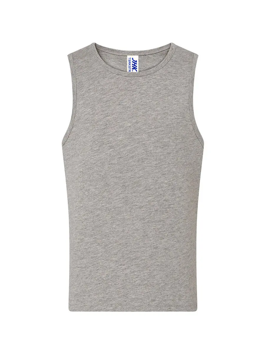 Canotta bambino girocollo in 100% cotone 155 g Grigio melange Canotta bambino girocollo in 100% cotone 155 g Grigio melange