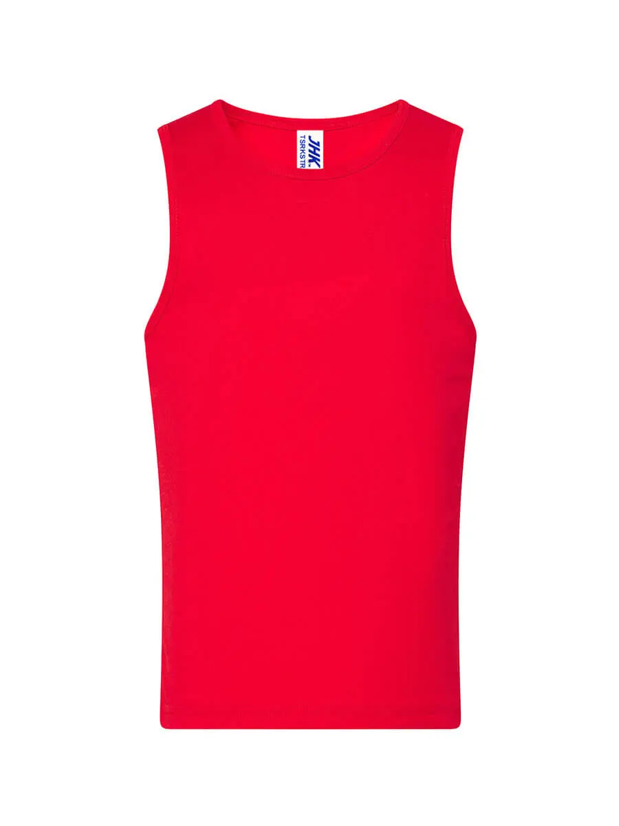 Canotta bambino girocollo in 100% cotone 155 g Rosso Canotta bambino girocollo in 100% cotone 155 g Rosso