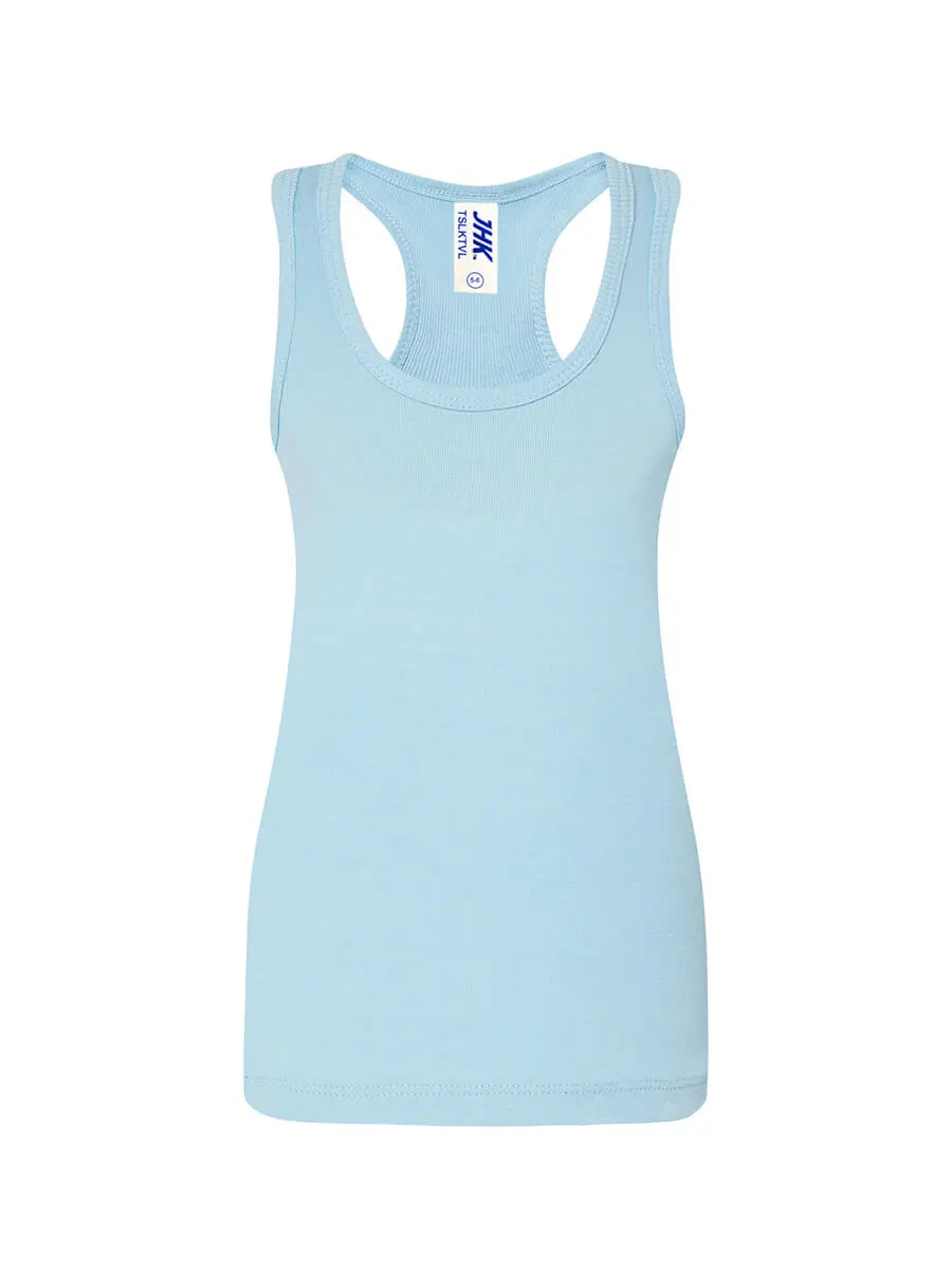Canotta bambino girocollo in 100% cotone 170 g Azzurro cielo Canotta bambino girocollo in 100% cotone 170 g Azzurro cielo