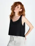 Canotta donna girocollo in 100% cotone 120 g