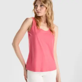 Canotta donna girocollo in 100% cotone 150 g