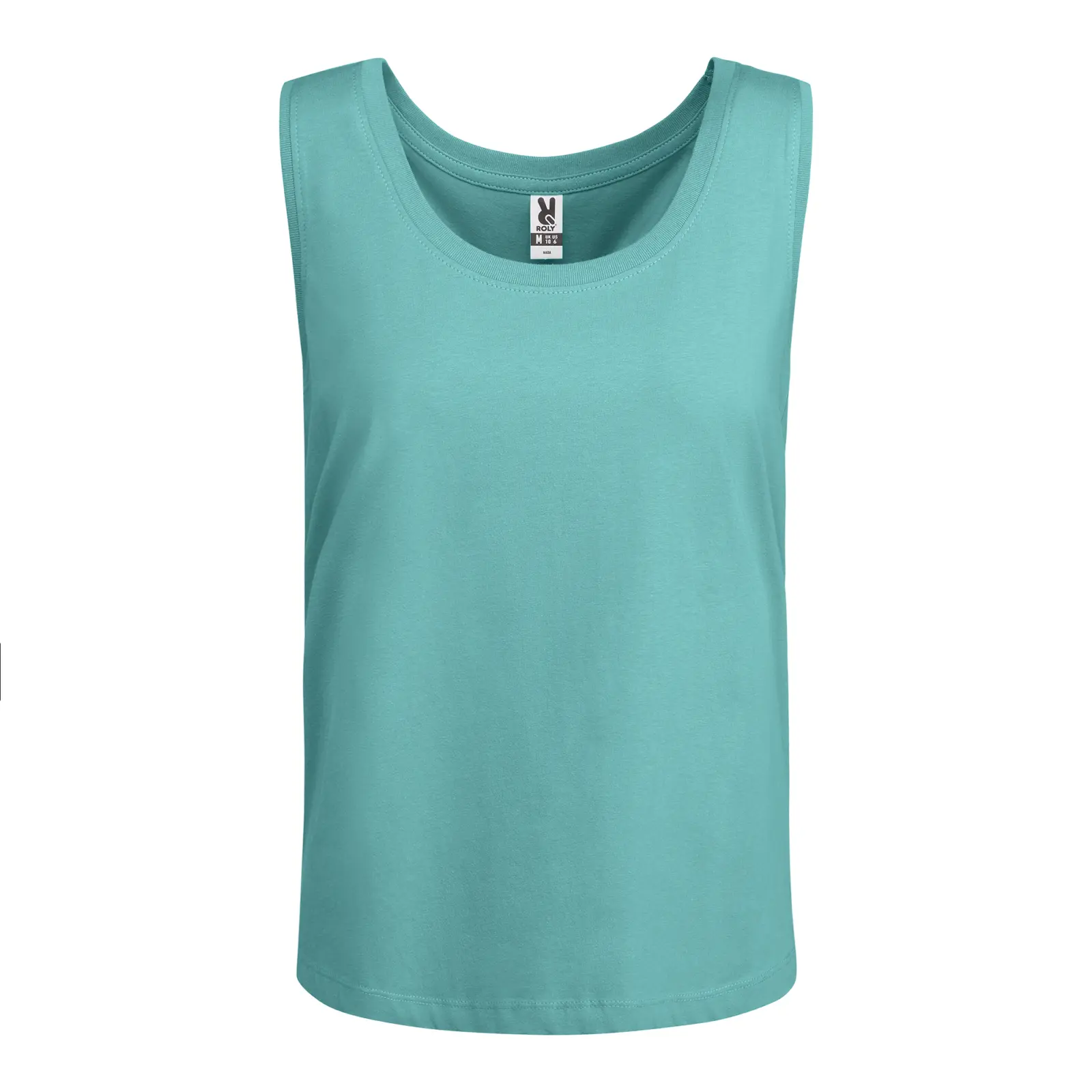 Canotta donna girocollo in 100% cotone 150 g Azzurro Canotta donna girocollo in 100% cotone 150 g Azzurro