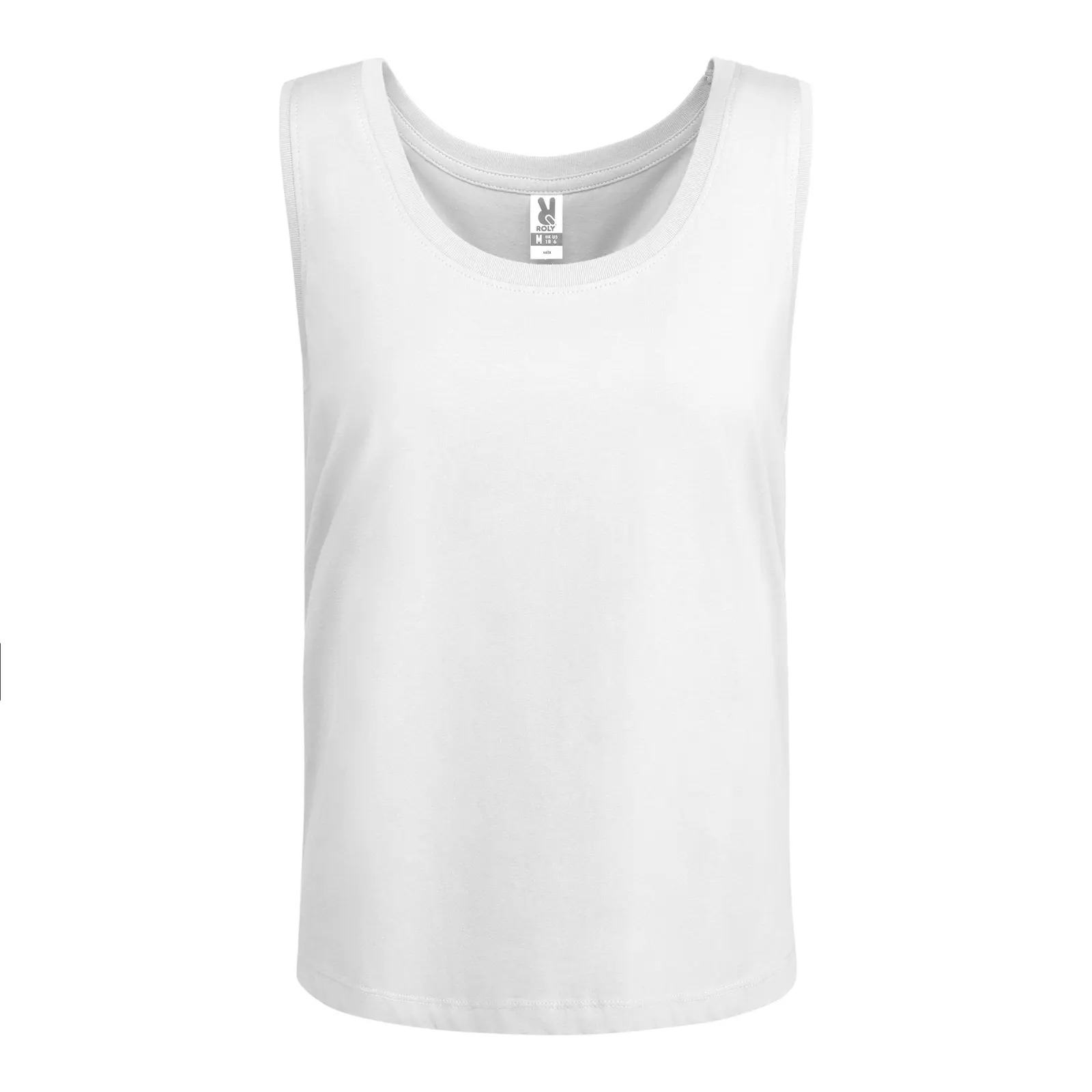 Canotta donna girocollo in 100% cotone 150 g Bianco Canotta donna girocollo in 100% cotone 150 g Bianco