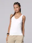 Canotta donna scollo a v 150 g