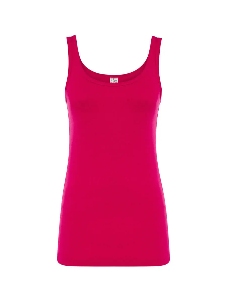 Canotta donna slim fit in 100% cotone 160 g Lampone Canotta donna slim fit in 100% cotone 160 g Lampone