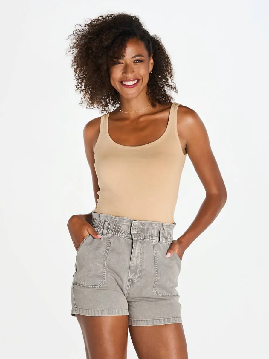 Canotta donna slim fit in 100% cotone 160 g Canotta donna slim fit in 100% cotone 160 g