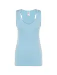 Canotta donna slim fit in 100% cotone 200 g