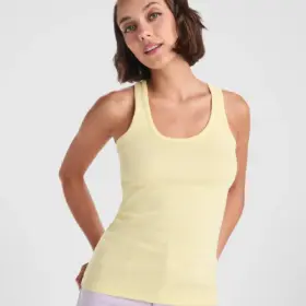 Canotta donna slim fit in 100% cotone 220 g