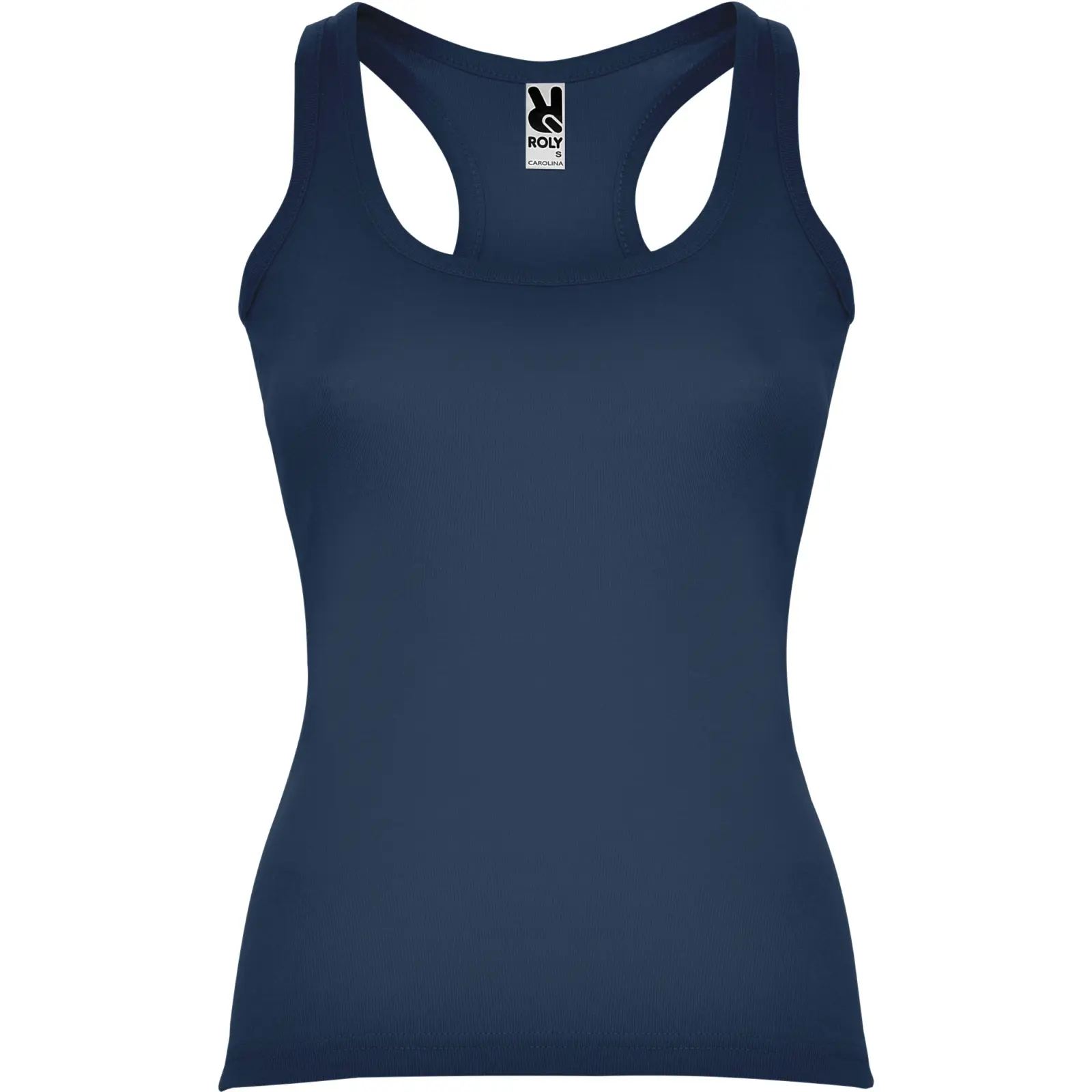 Canotta donna slim fit in 100% cotone 220 g Blu navy Canotta donna slim fit in 100% cotone 220 g Blu navy