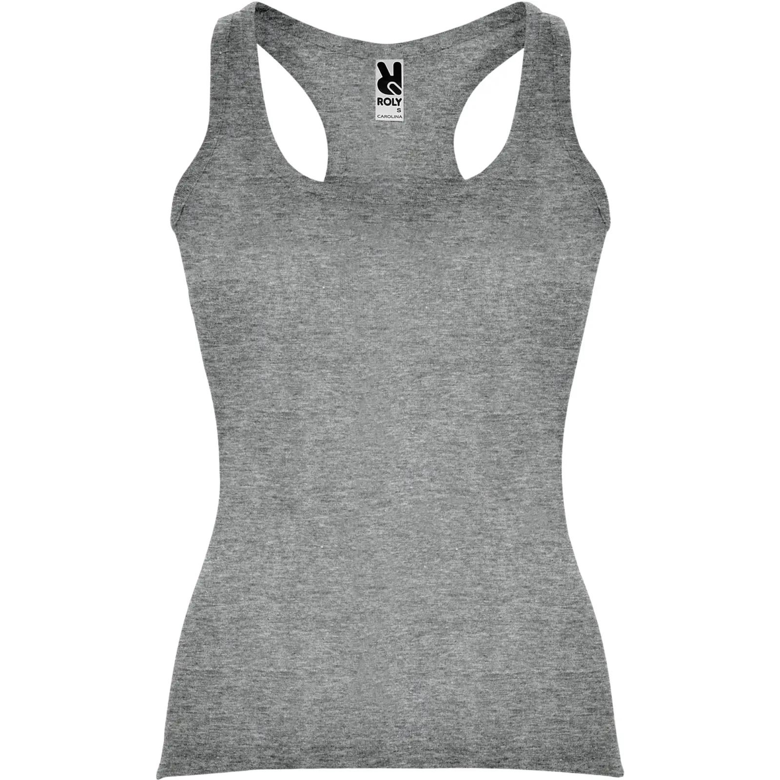 Canotta donna slim fit in 100% cotone 220 g Grigio melange Canotta donna slim fit in 100% cotone 220 g Grigio melange