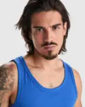 Canotta uomo girocollo slim fit in 100% cotone 155 g