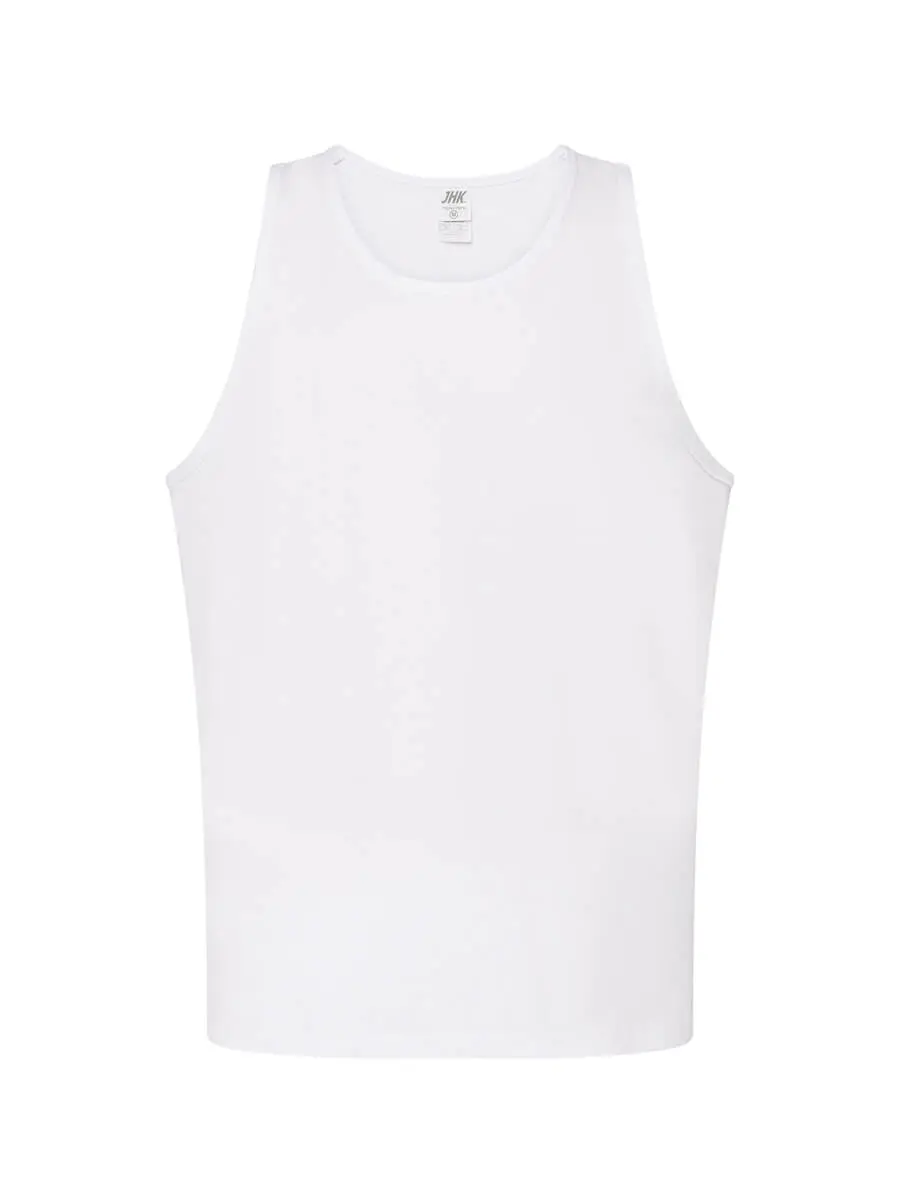 Canotta uomo in 100% cotone 155 g Bianco Canotta uomo in 100% cotone 155 g Bianco
