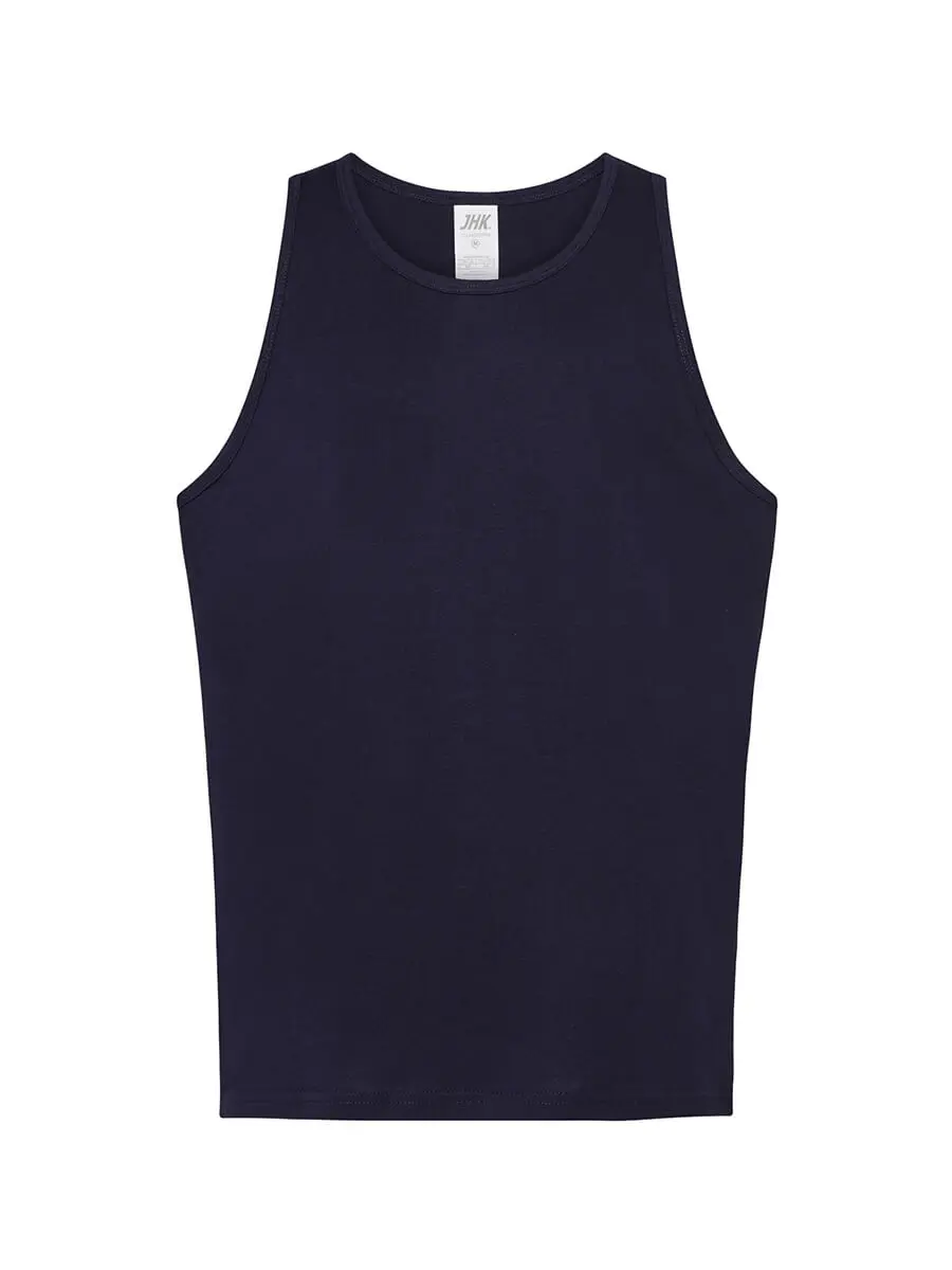 Canotta uomo in 100% cotone 155 g Blu navy Canotta uomo in 100% cotone 155 g Blu navy